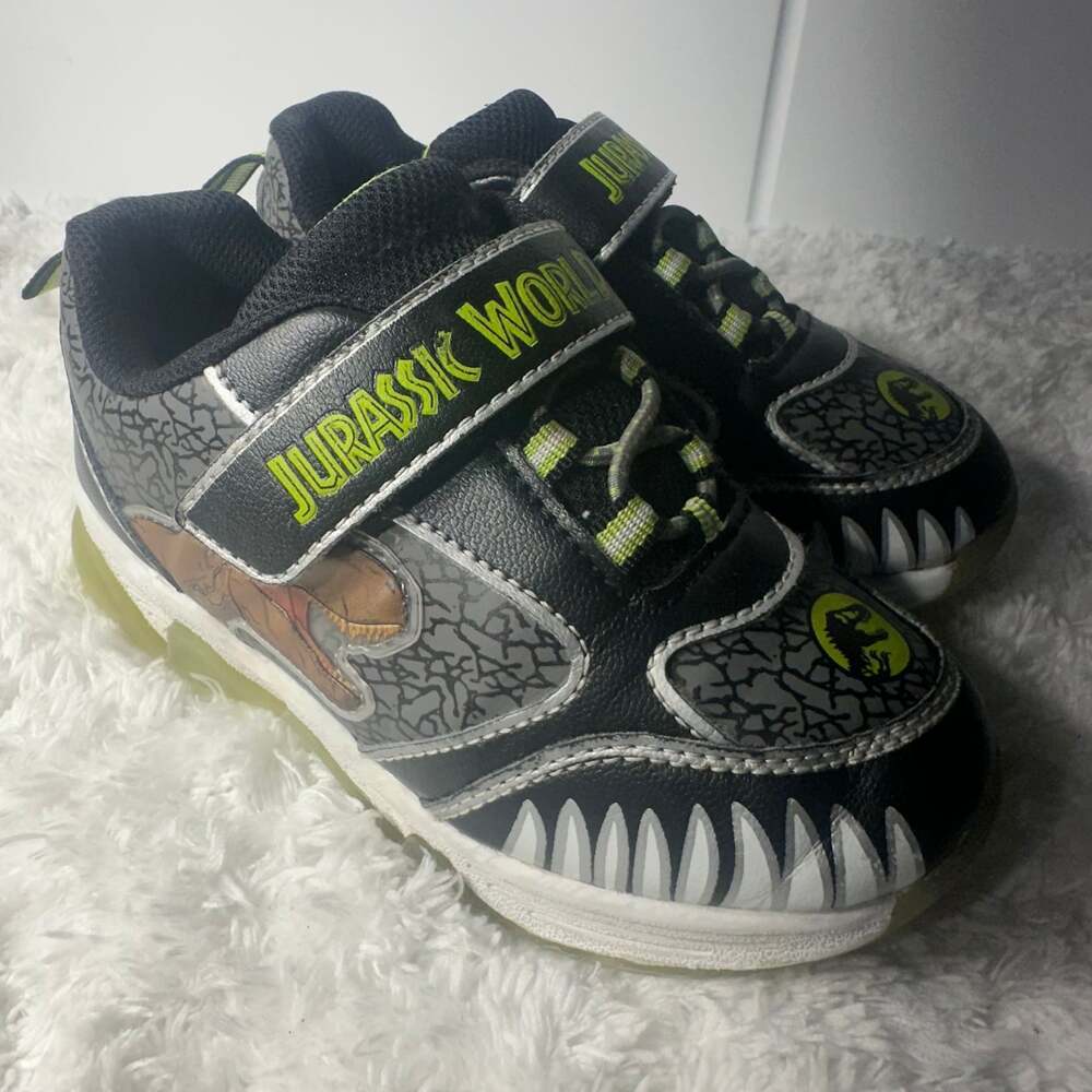 Jurassic World T-Rex Light-Up Toddler Athletic Sneakers